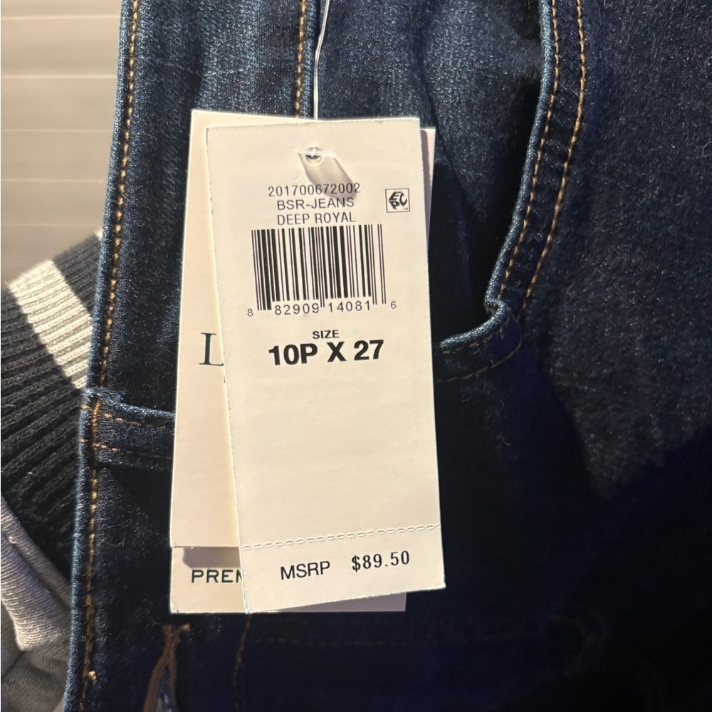 Lauren Ralph Lauren Premium Straight Petite Jeans - Picture 6 of 11
